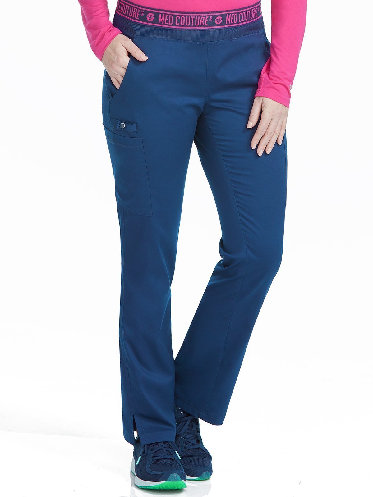 Med Couture 7739 YOGA 2 CARGO POCKET PANT (Size: XS/T-XL/T)