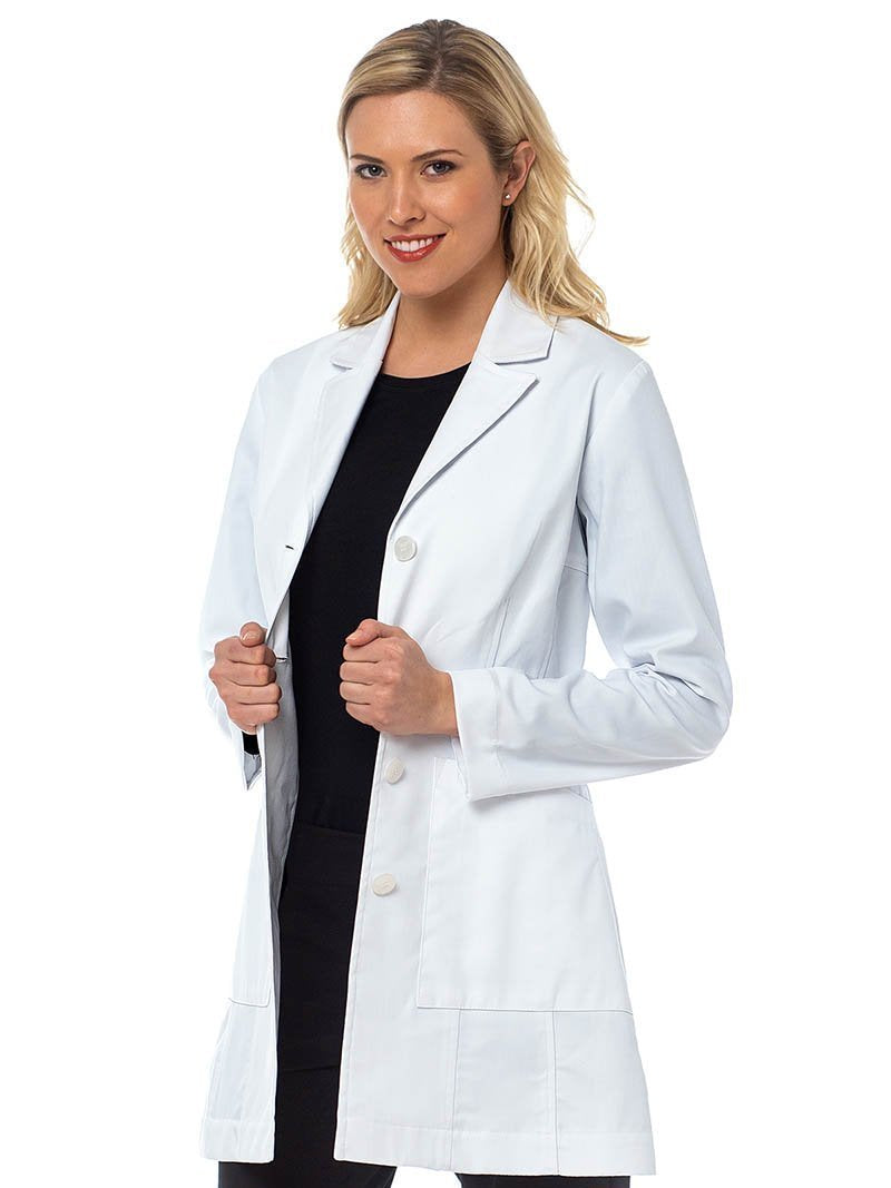 Med Couture 9644 TAILORED MID LENGTH LAB COAT